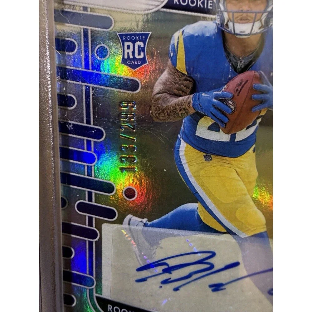 2024 Absolute Rookies Blake Corum #168 Spectrum Signatures Auto /299 Rams🔥🔥